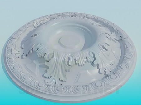 3d model Socket under the chandelier - preview