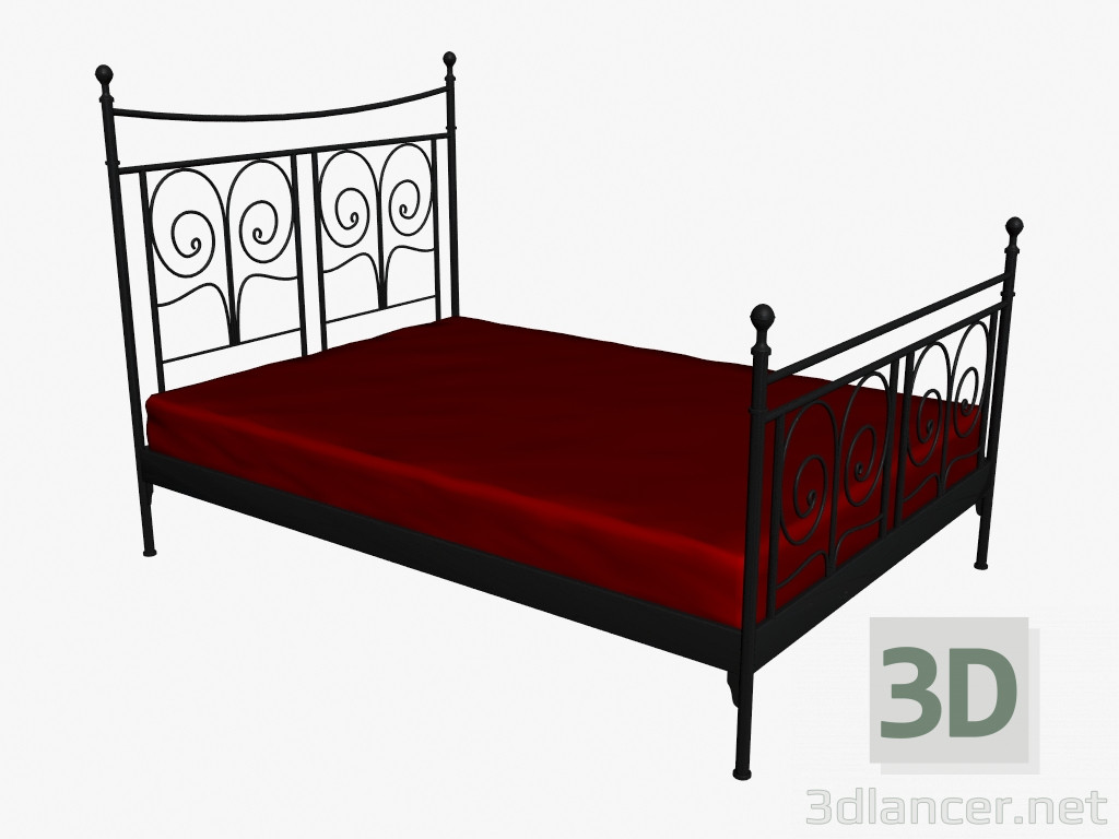 3d model Cama Noresund - vista previa