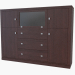 3d model Buffet alto (682-33) - vista previa