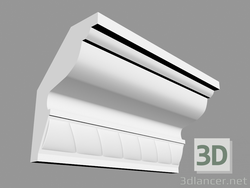 3d model Cornice СХ150 (4.3 x 2.9 cm) - preview