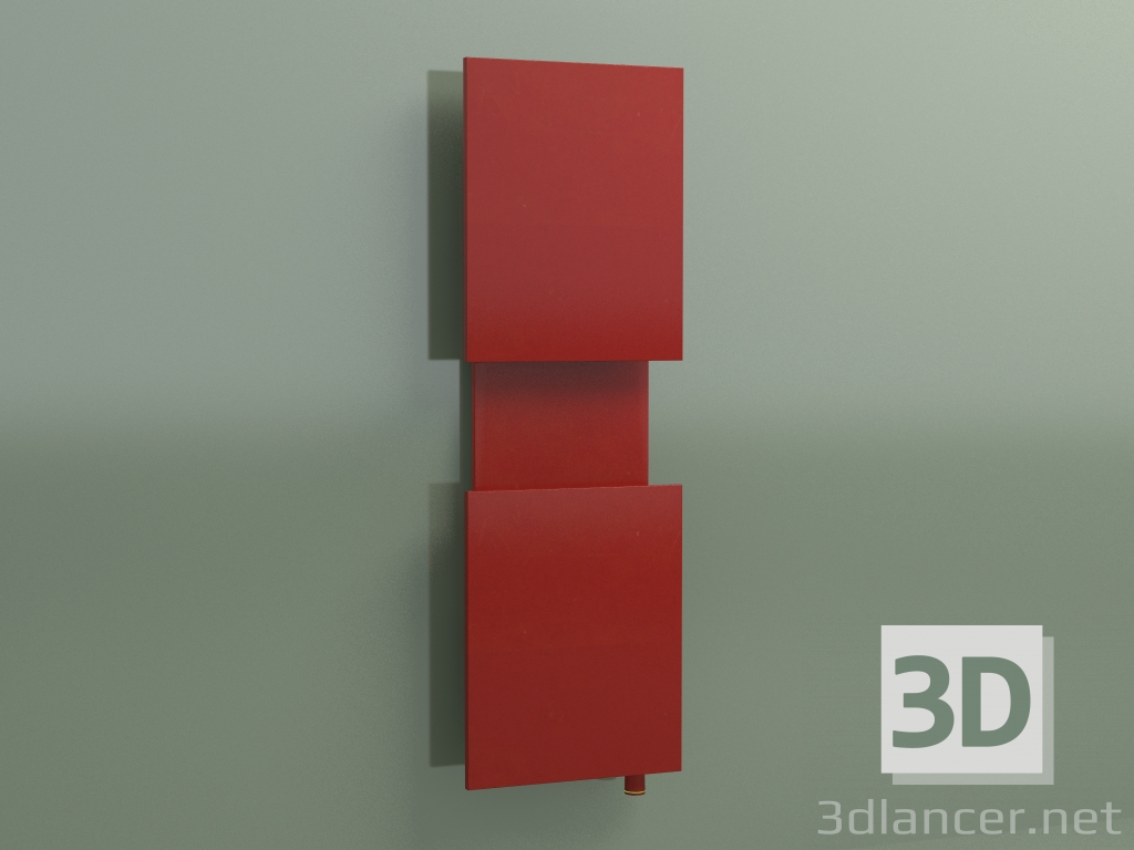 3d model Radiador M'ama (1700х550, Rojo - RAL 3000) - vista previa