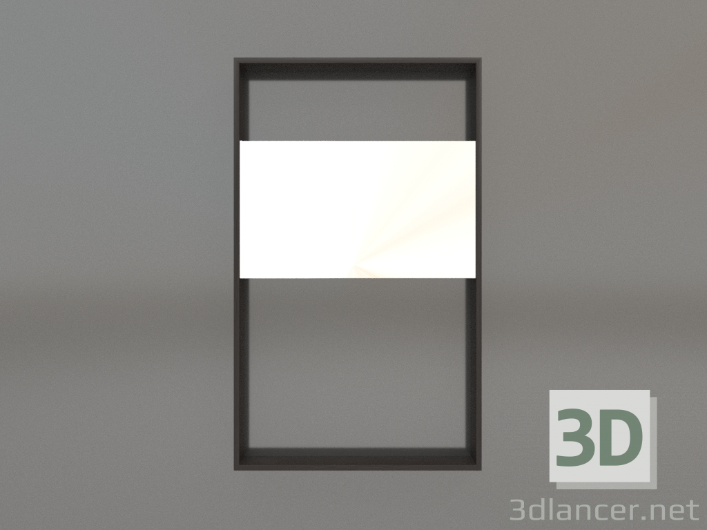 modèle 3D Miroir ZL 08 (450x750, bois brun foncé) - preview