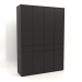 modèle 3D Armoire MW 03 bois (2000x580x2800, bois noir) - preview