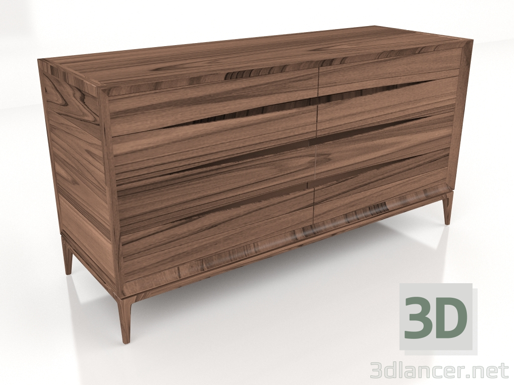 modèle 3D Commode Brad 155 - preview