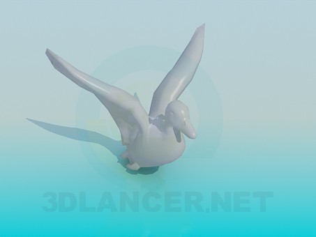 Modelo 3d Pato - preview