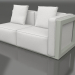 3d model Sofa module, section 1 right (Cement gray) - preview