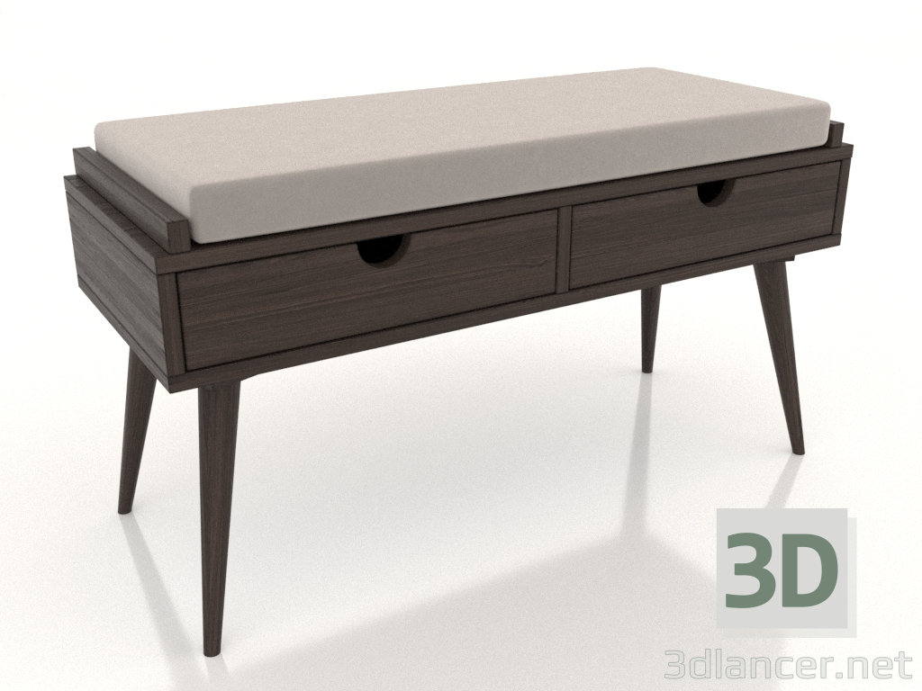 3d model Banquete (nuez de fresno) - vista previa