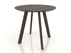 Table à manger BRASKO 800x800x750 mm (chêne foncé)