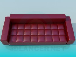 Ein Sofa in einem Käfig