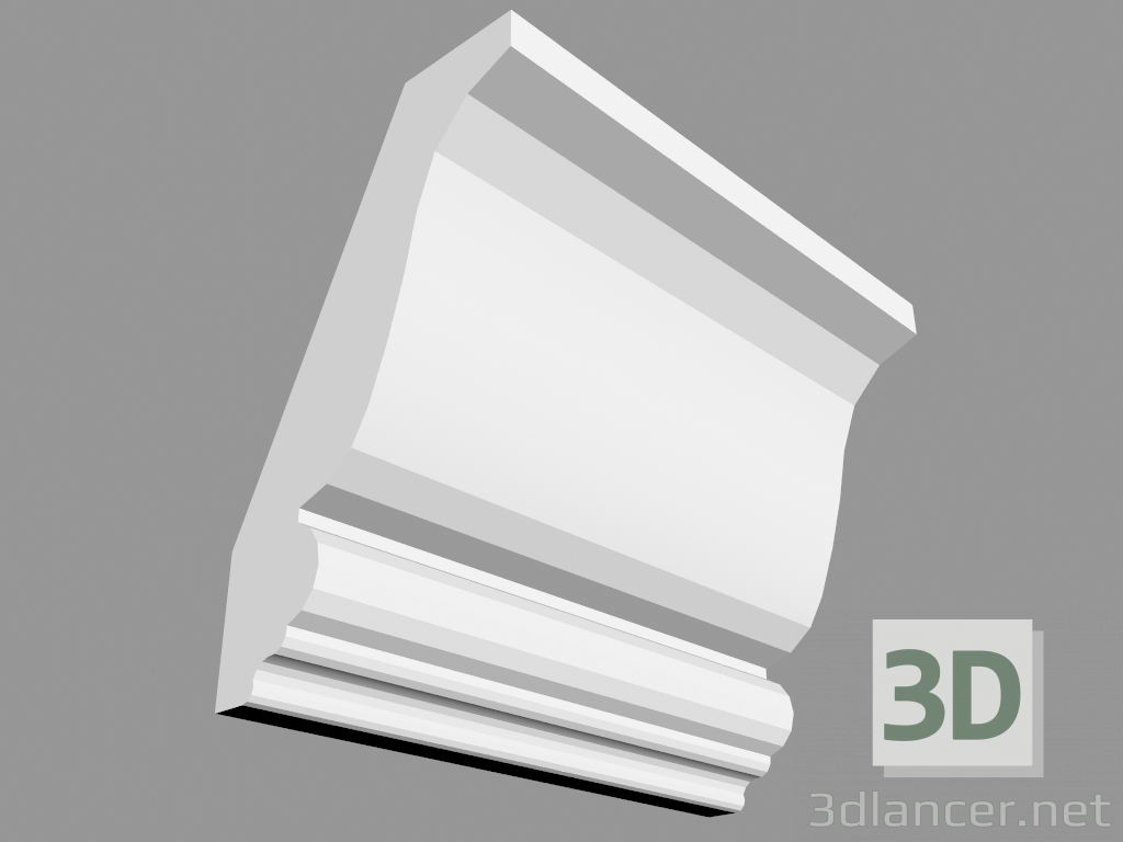 3d model Cornice СХ151 (4 x 2.3 cm) - preview