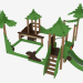 3d model Children's play complex (S5308) - preview