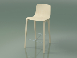 Silla de bar 5901 (4 patas de madera, abedul blanco)