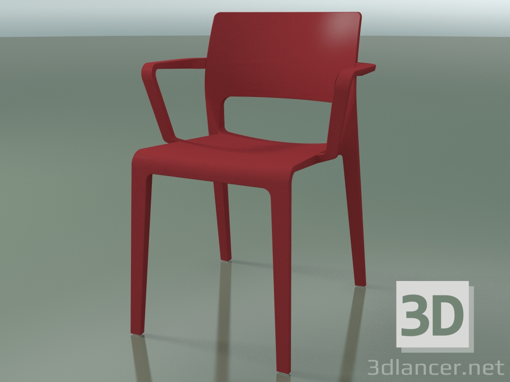 3d model Silla con reposabrazos 3602 (PT00007) - vista previa