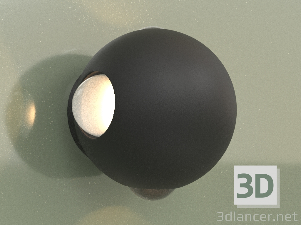 3d model Wall lamp GAP 4000K BK 17008 - preview