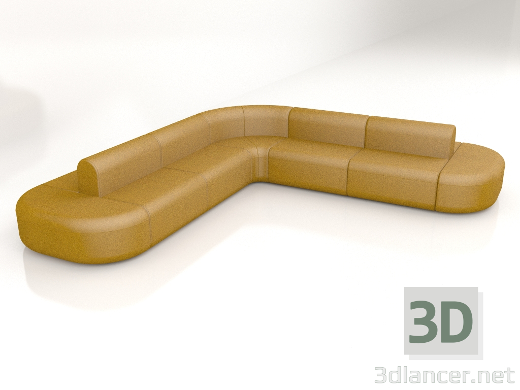 3d model Sofa Artiko Double Sofa AT25 (3721x3720) - preview