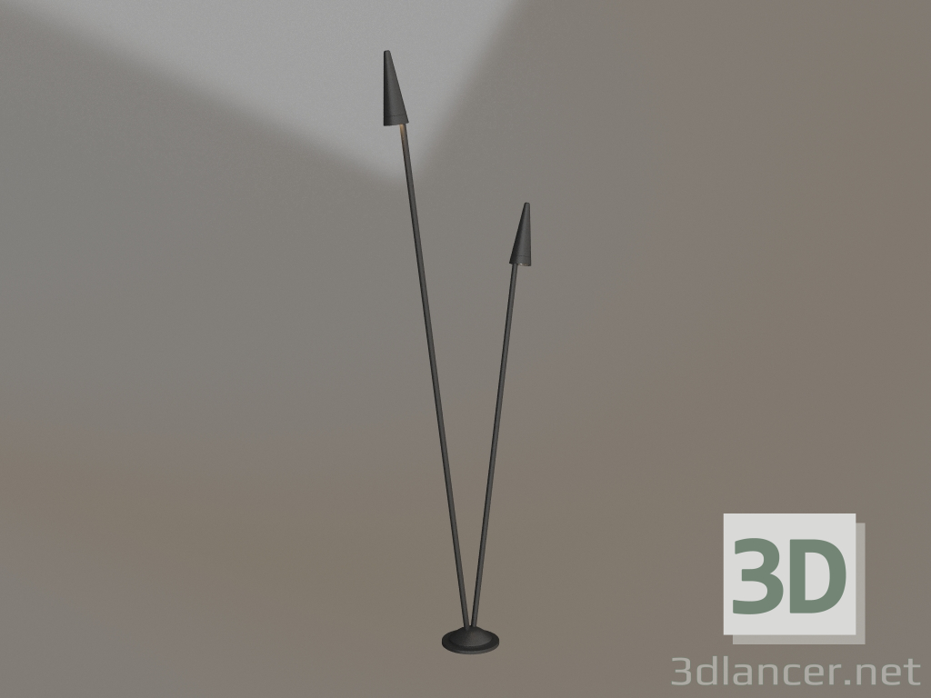 3d model Lámpara LGD-CONO-BOLL-H2000-2x7W Warm3000 (DG, 36 grados, 230V) - vista previa