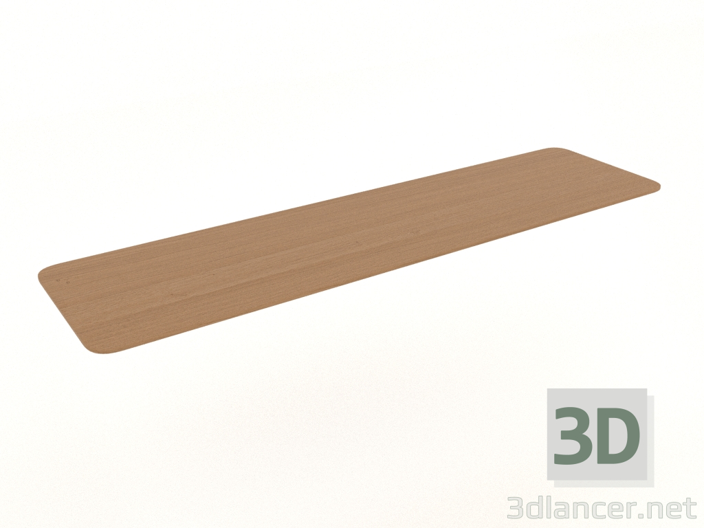 modello 3D Ripiano 95x25 - anteprima