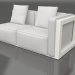 3d model Sofa module, section 1 right (Agate gray) - preview