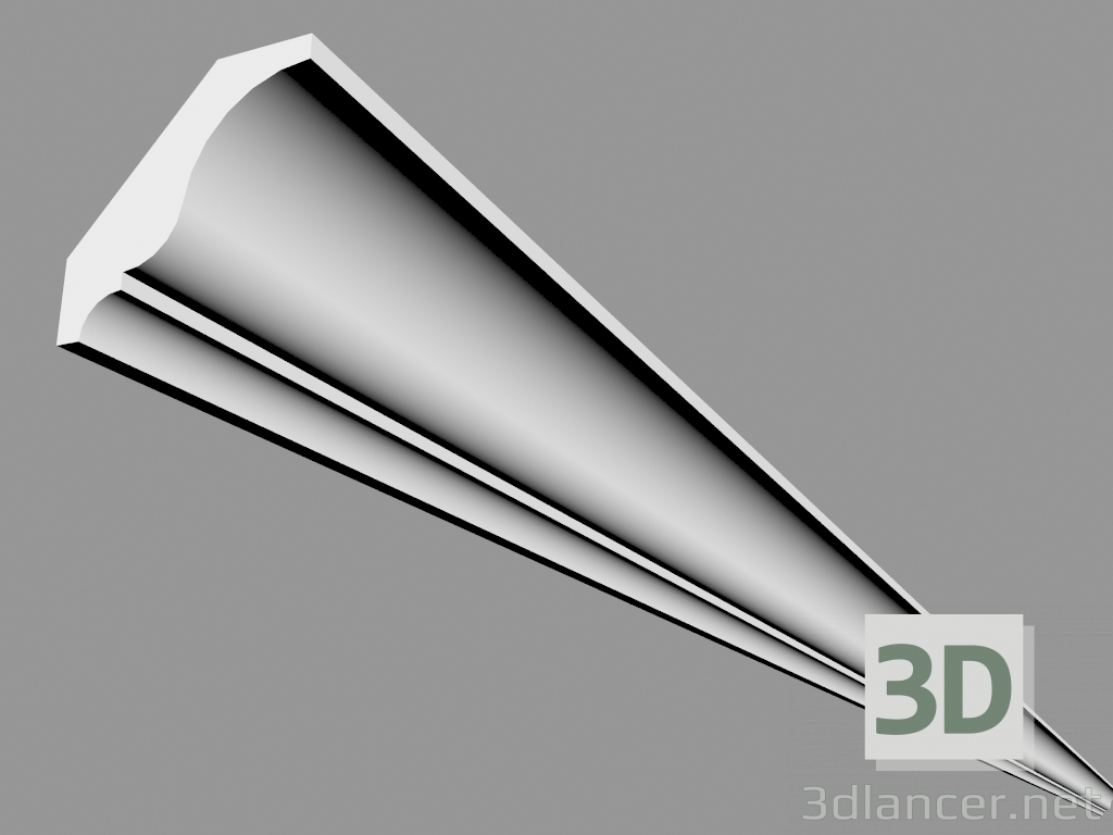 3d model Cornice СХ154 (200 x 3 x 3 cm) - preview