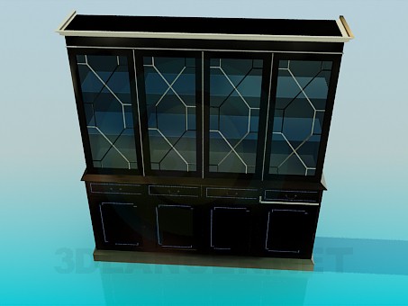 3d model Puertas del aparador 4 - vista previa