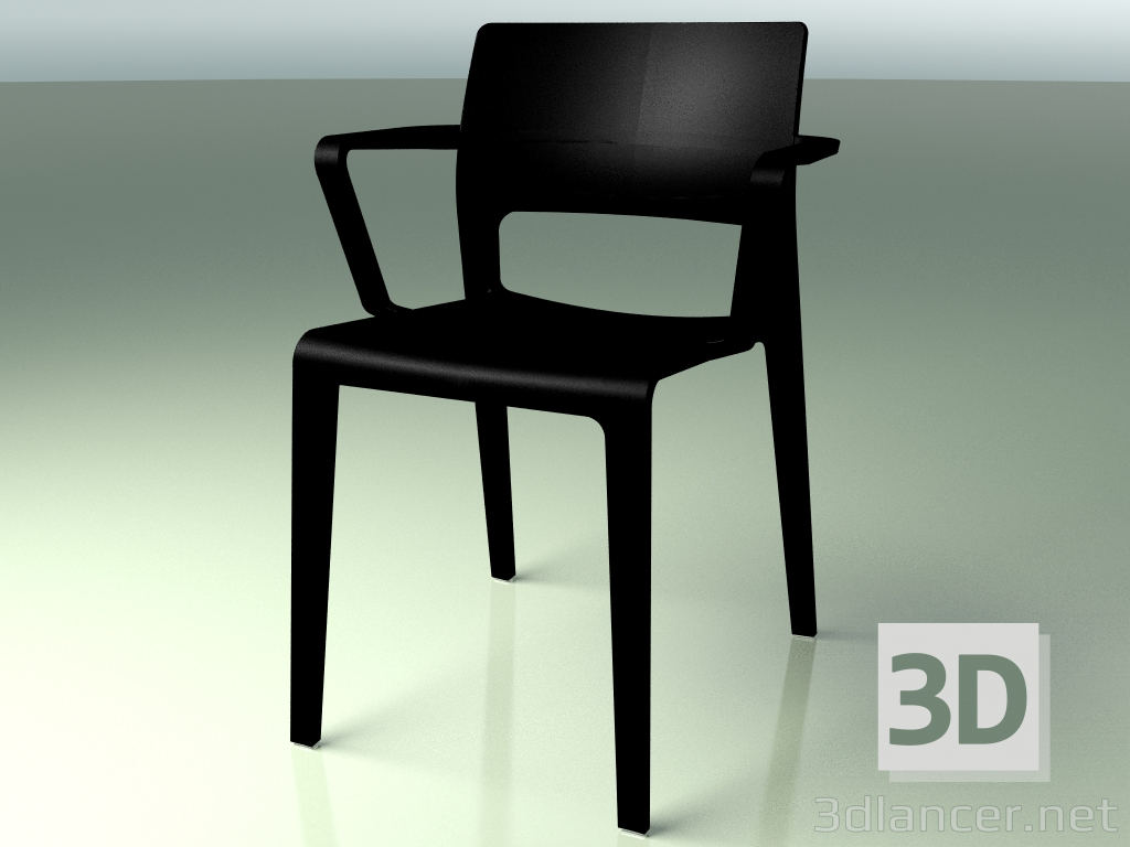 3D modeli Kolçaklı Sandalye 3602 (PT00006) - önizleme