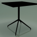 3d model Square table 5707, 5724 (H 74 - 69x69 cm, spread out, Black, V39) - preview