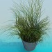 3d model Bucket with decorative grass - preview