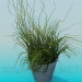 3d model Bucket with decorative grass - preview