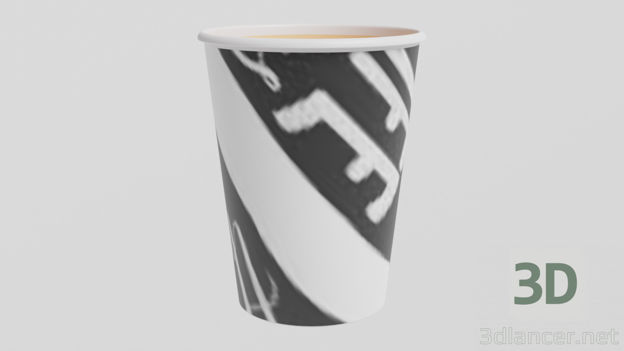 modèle 3D tasse d'adrénaline - preview