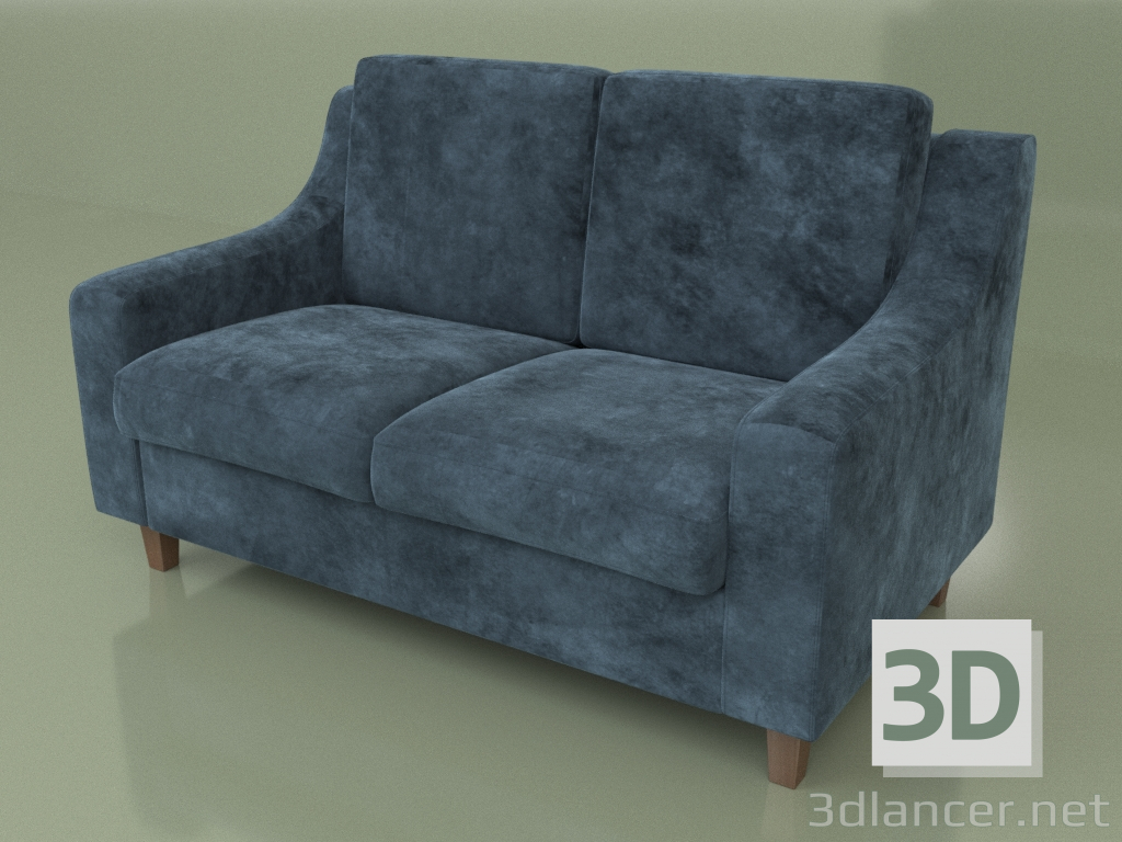 3d model Sofa 2-seater Richmond (Velvet) - preview