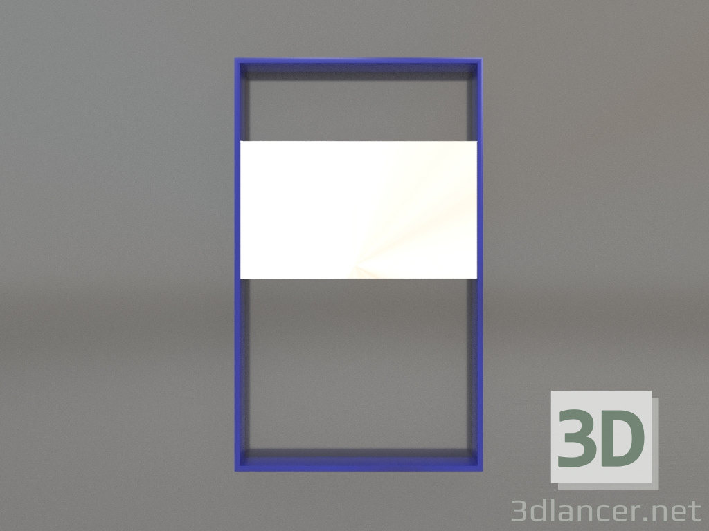 3d model Mirror ZL 08 (450х750, blue) - preview