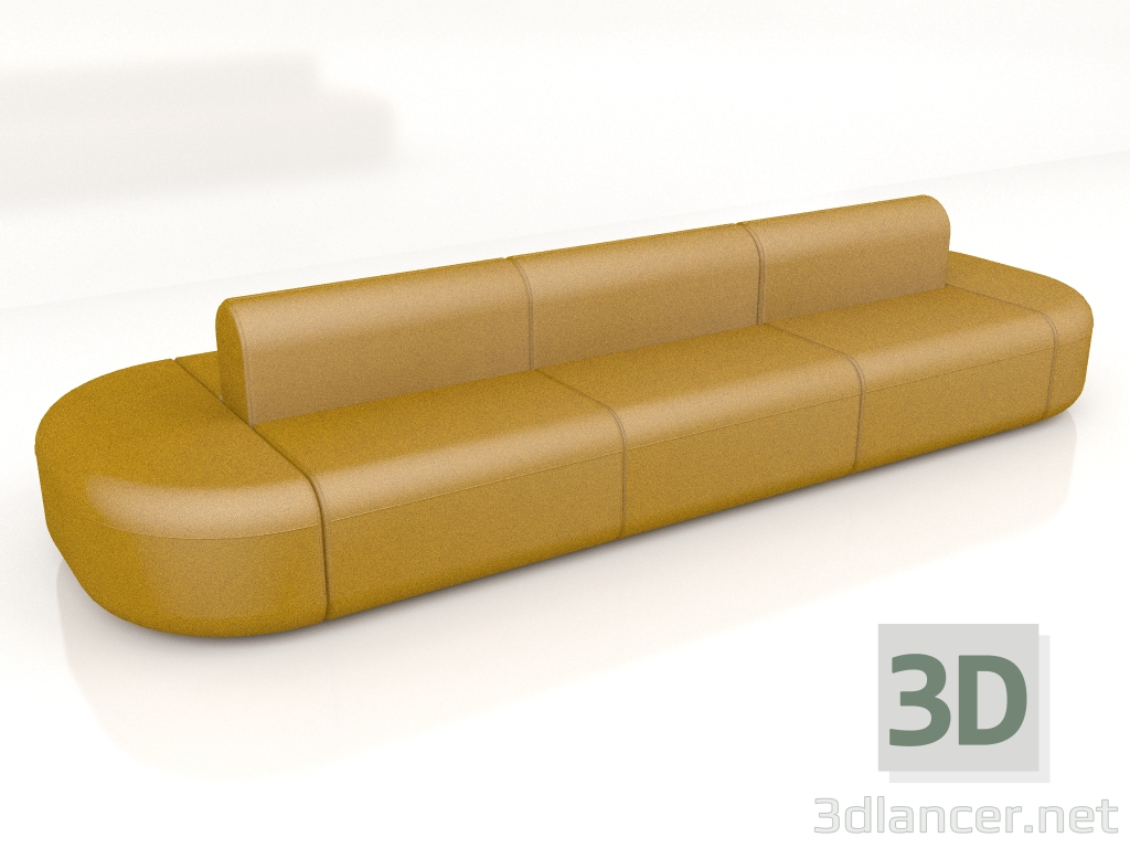 3d model Sofa Artiko Double Sofa AT14 (3740x1280) - preview