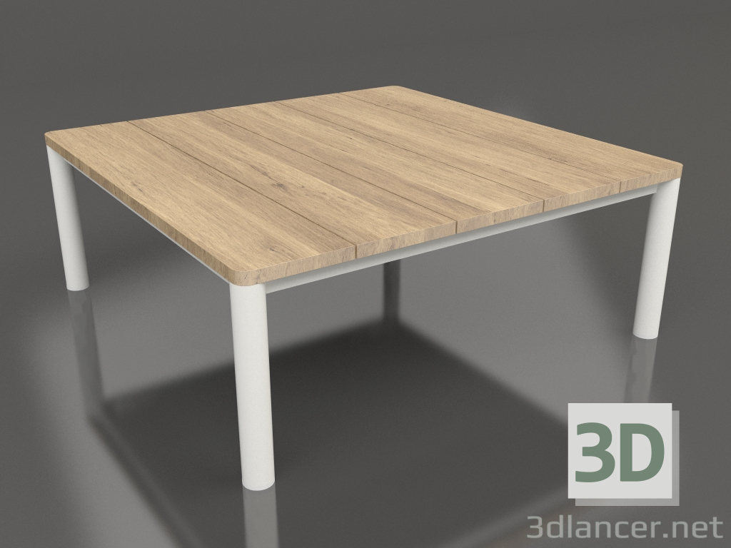 3d model Coffee table 94×94 (Agate gray, Iroko wood) - preview