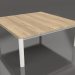 3d model Coffee table 94×94 (Agate gray, Iroko wood) - preview