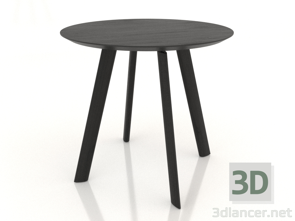 3 डी मॉडल डाइनिंग टेबल BRASKO 800x800x750 मिमी (काला ओक) - पूर्वावलोकन