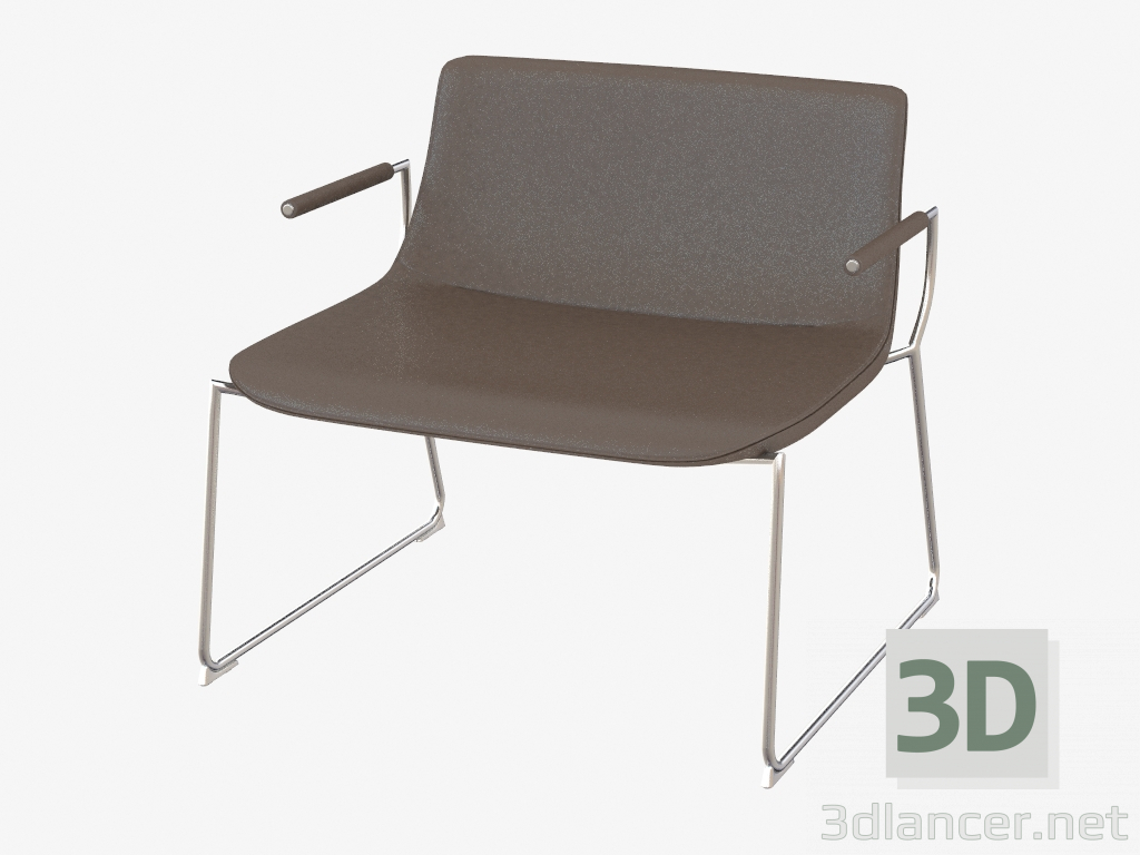 3d model Chair with armrests DS-717-152 - preview