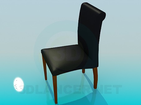 3d model Silla de cuero - vista previa