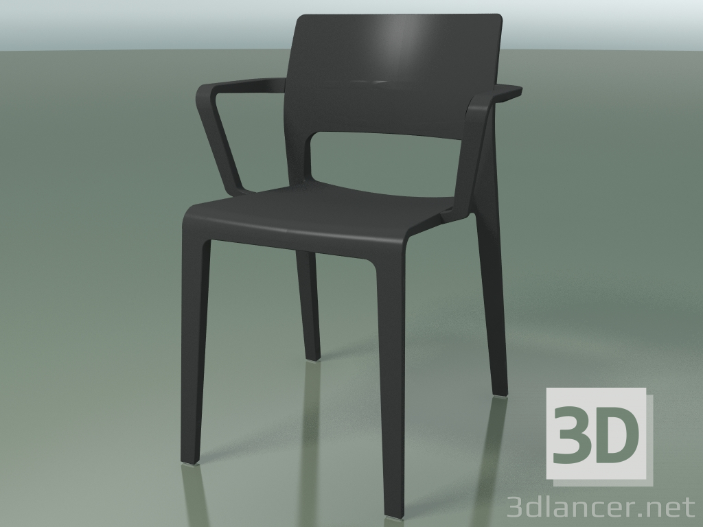 3d model Silla con reposabrazos 3602 (PT00005) - vista previa