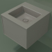 3d model Lavabo con cajón (06UC22401, Clay C37, L 48, P 50, H 36 cm) - vista previa