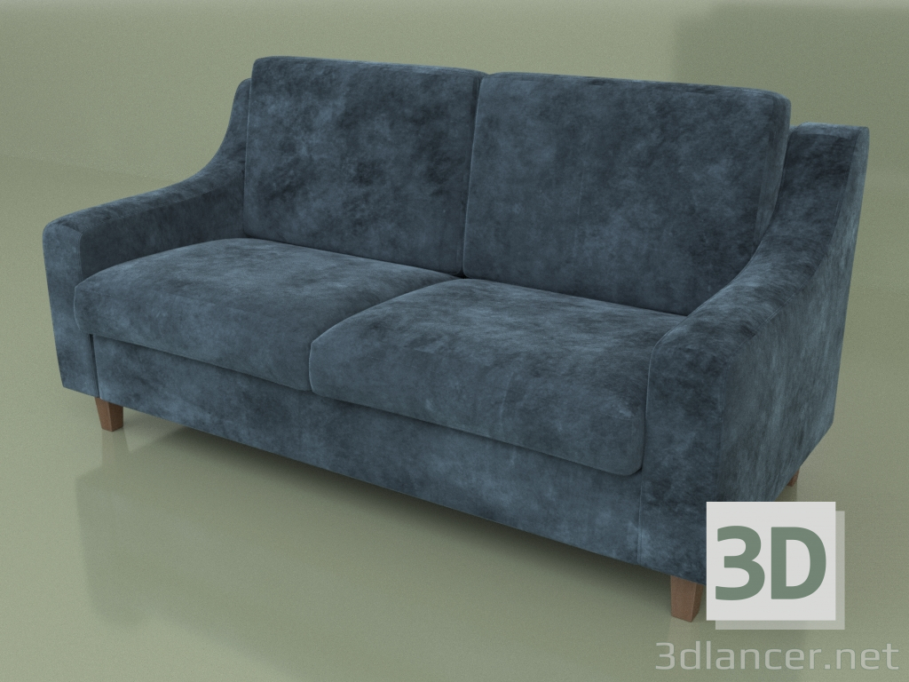 3d model Sofa 3-seater Richmond (Velvet) - preview