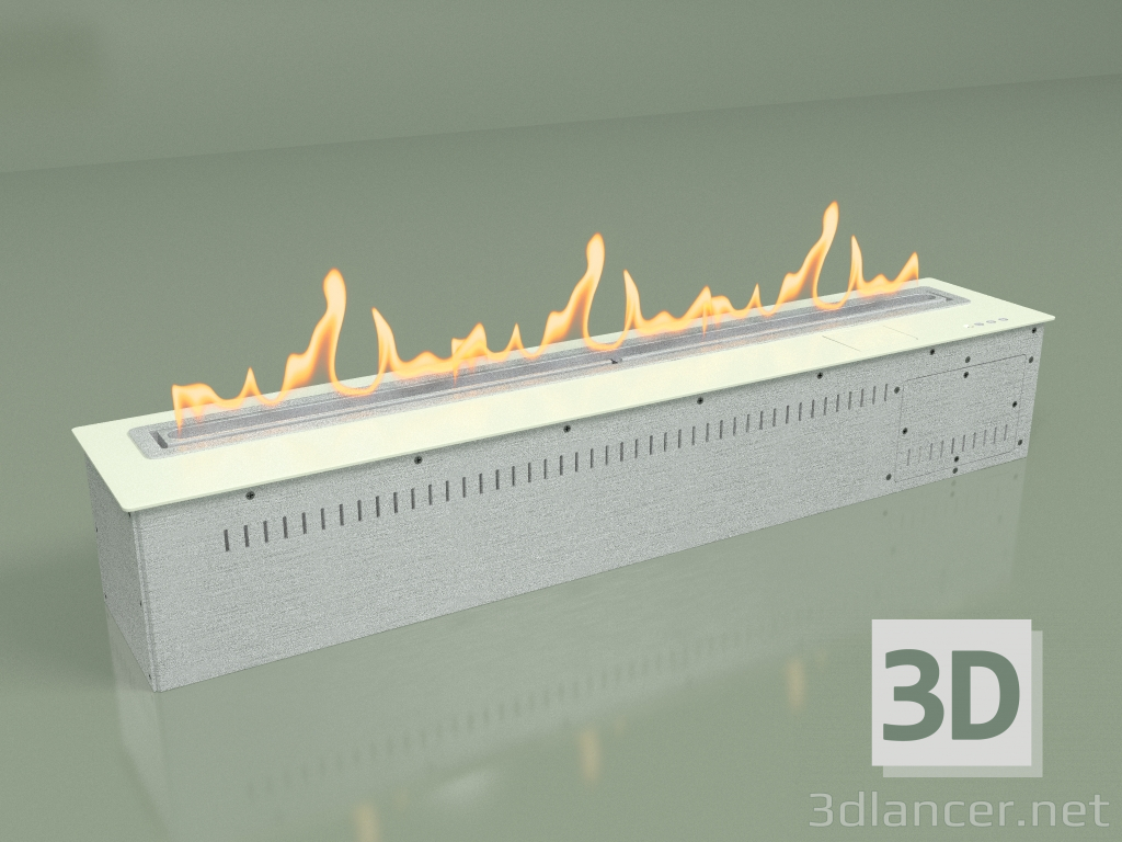 3D Modell Automatischer Biokamin Andalle 1000 (Silber) - Vorschau