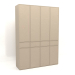 3D Modell Kleiderschrank MW 03 Lack (2000x580x2800, beige) - Vorschau