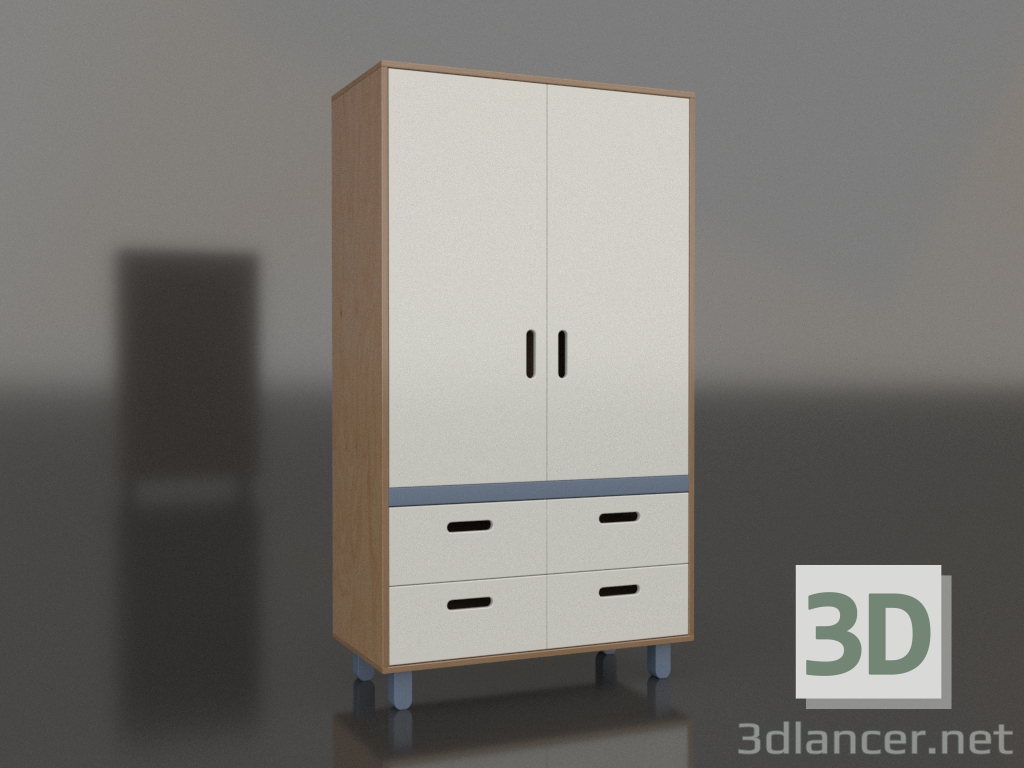 3d model Wardrobe closed TUNE HB (WBTHBA) - preview