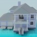 Modelo 3d Casa de dois andares - preview