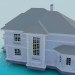 Modelo 3d Casa de dois andares - preview