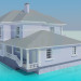 Modelo 3d Casa de dois andares - preview