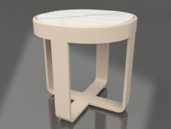 Runder Couchtisch Ø42 (DEKTON Aura, Sand)