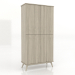 3d model Cabinet 5 1000x450x2000 mm (lightened oak) - preview