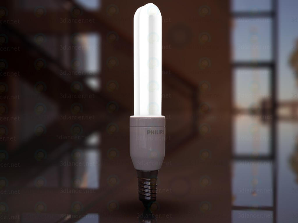 3d model Energy saving lamp Philips - preview