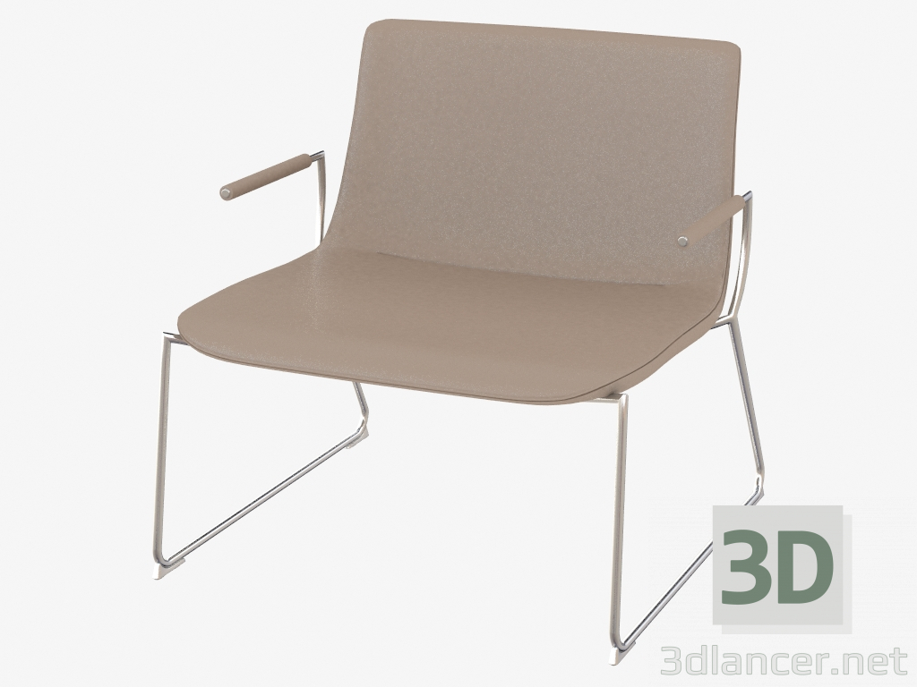 3d model Silla con brazos DS-717-162 - vista previa